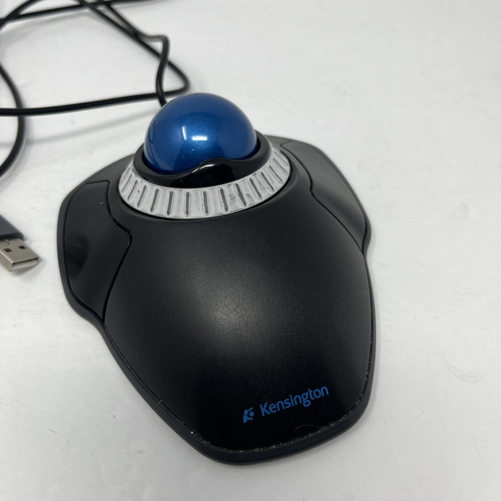 Kensington Orbit Trackball With Scroll Ring K72337 Wired